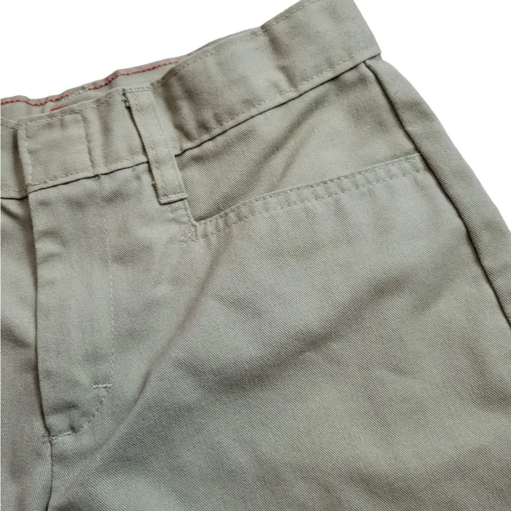 Dickies flat front khaki uniform shorts 12